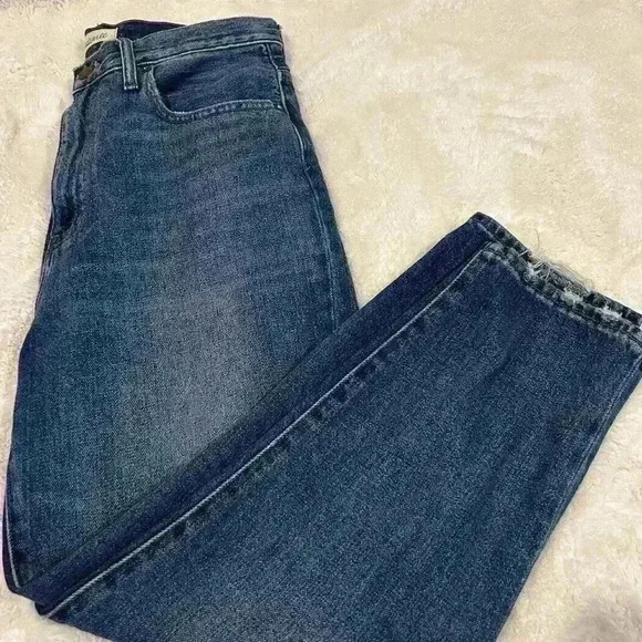 Madewell Women's Straight Leg Jeans - Blue - Picture 1 of 7